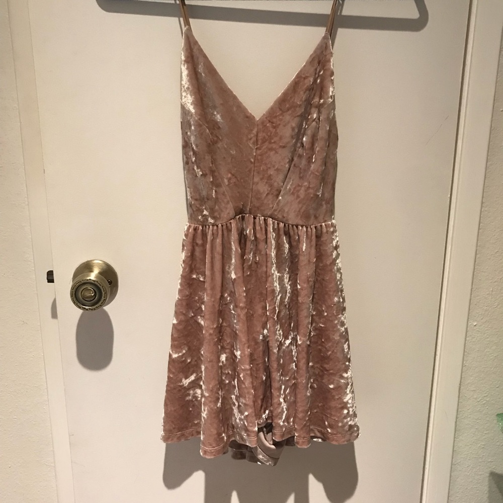 velvet romper